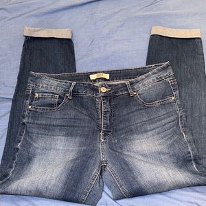 Vintage America Cropped Jeans - Size 8